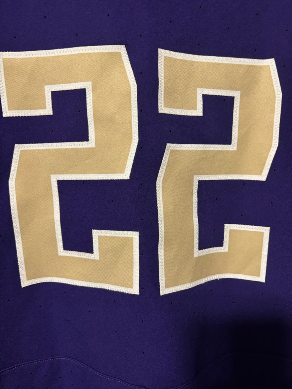 NWOT University of Washington Huskies adidas Baseball Jersey NWOT. Size 44